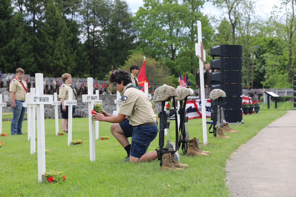 Boalsburg ceremony with 28th ECAB