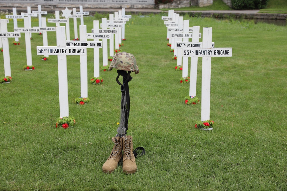 Boalsburg ceremony with 28th ECAB