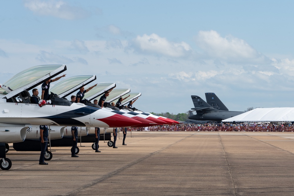 USAFADS perform at the Defenders of Liberty Airshow 2025