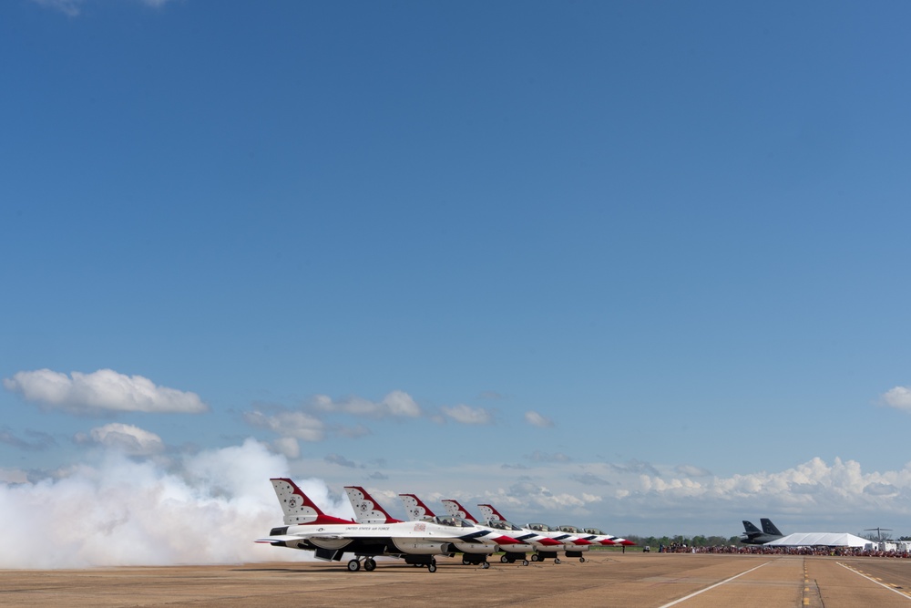 USAFADS perform at the Defenders of Liberty Airshow 2025