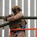 U.S. Marines reinforce barrier along the southern border