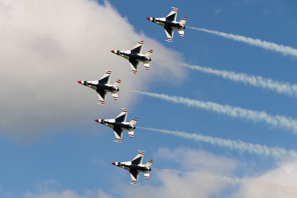 USAFADS perform at the Defenders of Liberty Airshow 2025