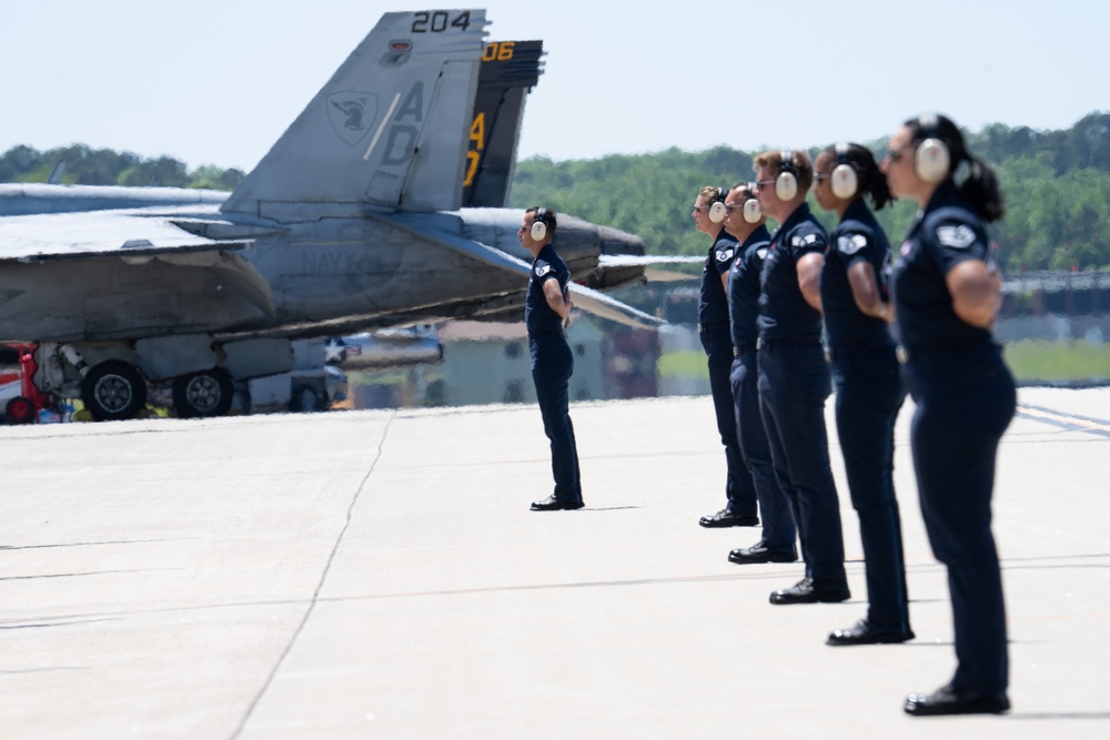 USAFADS perform at the Airpower Over Hampton Roads show 2025