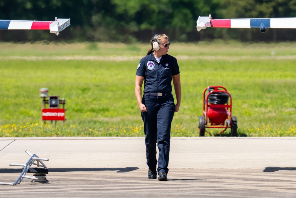 USAFADS perform at the Airpower Over Hampton Roads show 2025