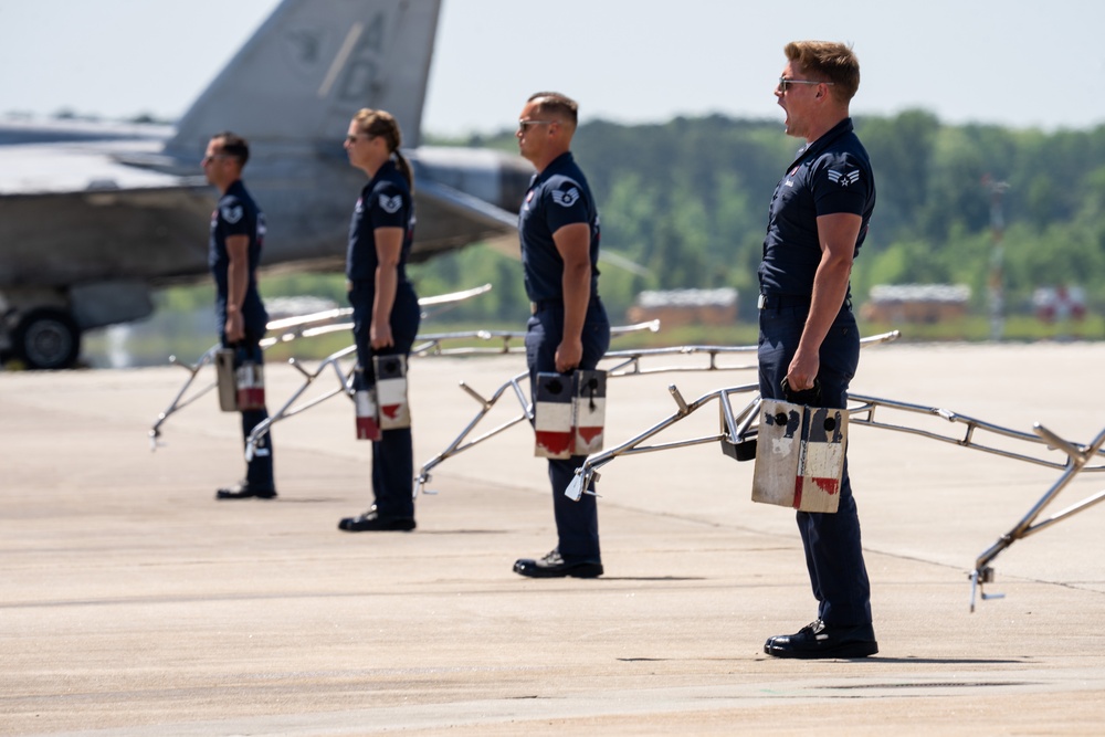 USAFADS perform at the Airpower Over Hampton Roads show 2025