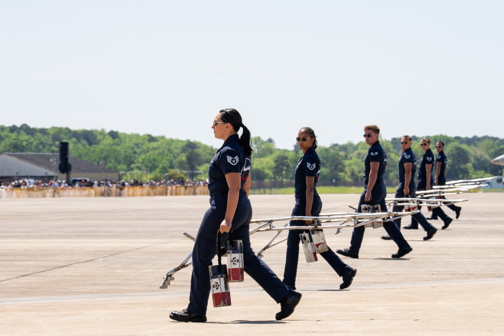 USAFADS perform at the Airpower Over Hampton Roads show 2025