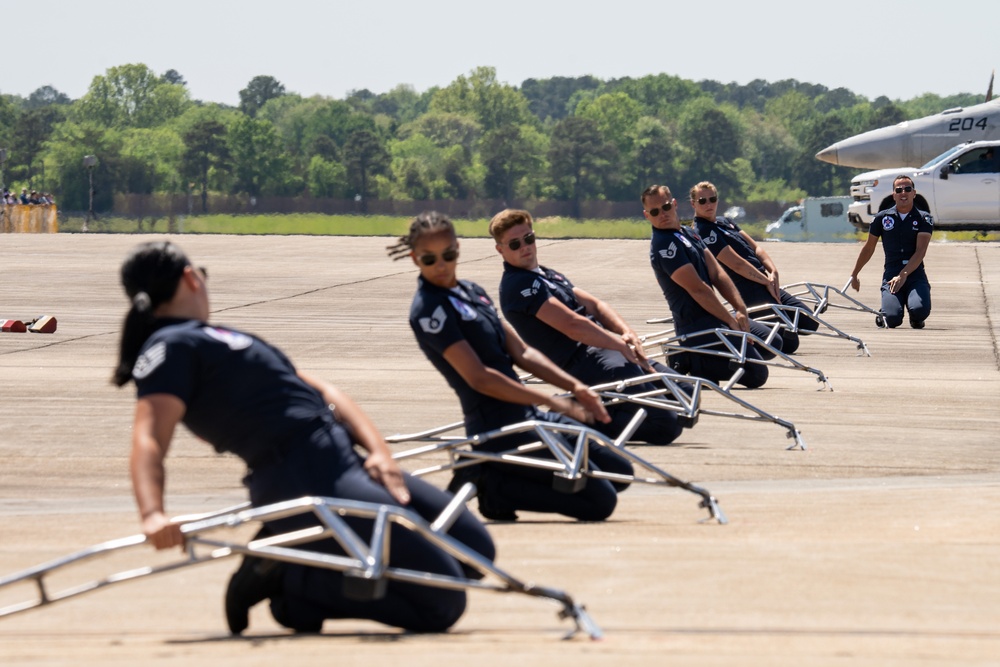 USAFADS perform at the Airpower Over Hampton Roads show 2025