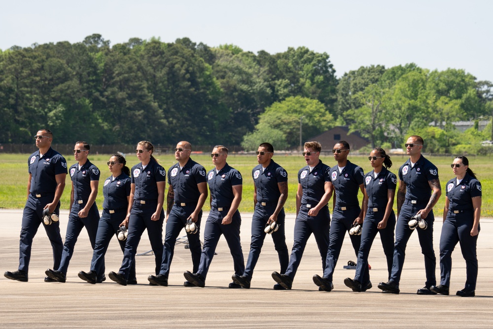 USAFADS perform at the Airpower Over Hampton Roads show 2025