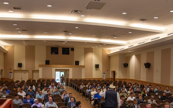 The U.S. Army Materiel Support Command – Korea conducted a Leadership Professional Development (LPD) training session for Department of the Army Civilians (DAC) and Korean National (KN) employees at Camp Carroll Theater on May 15.