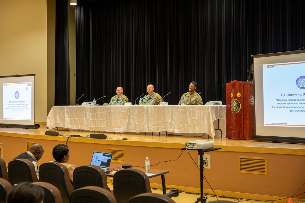 The U.S. Army Materiel Support Command – Korea conducted a Leadership Professional Development (LPD) training session for Department of the Army Civilians (DAC) and Korean National (KN) employees at Camp Carroll Theater on May 15.