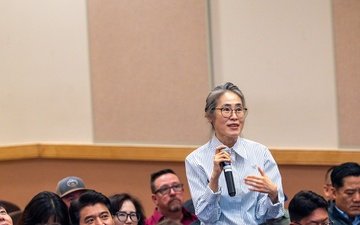 The U.S. Army Materiel Support Command – Korea conducted a Leadership Professional Development (LPD) training session for Department of the Army Civilians (DAC) and Korean National (KN) employees at Camp Carroll Theater on May 15.