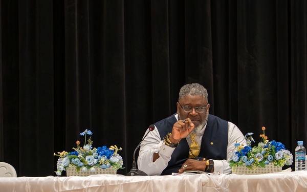 The U.S. Army Materiel Support Command – Korea conducted a Leadership Professional Development (LPD) training session for Department of the Army Civilians (DAC) and Korean National (KN) employees at Camp Carroll Theater on May 15.