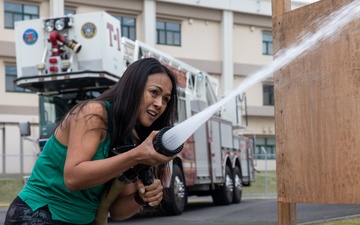 U.S. Marine spouses step into their partners' boots for a day