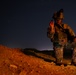 Soldiers conduct nighttime security operations along the southern border