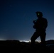 Soldiers conduct nighttime security operations along the southern border