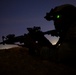 Soldiers conduct nighttime security operations along the southern border