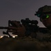 Soldiers conduct nighttime security operations along the southern border