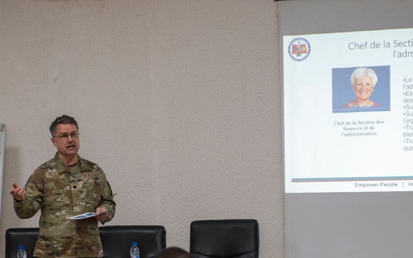 Explaining Finance Section Responsibilities