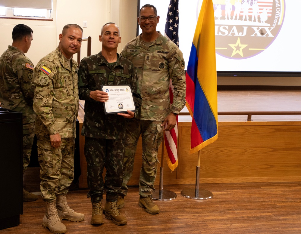 US, Colombian army leaders conclude PISAJ-20 and increase NCO operational reach