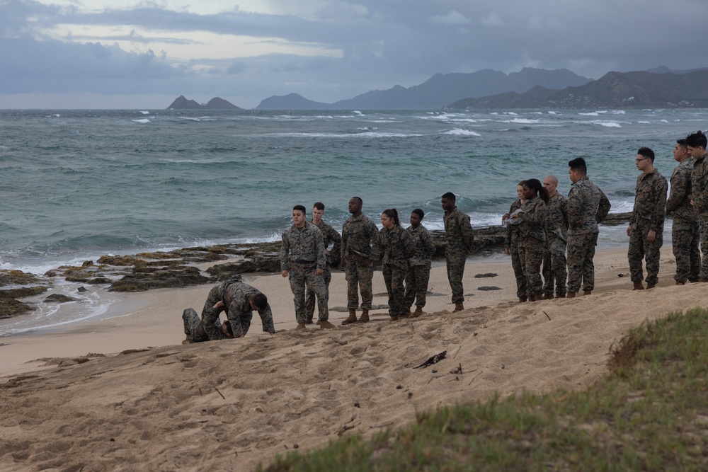 Sustaining Lethality: Headquarters Battalion Marines Conduct Physical Training at MCBH