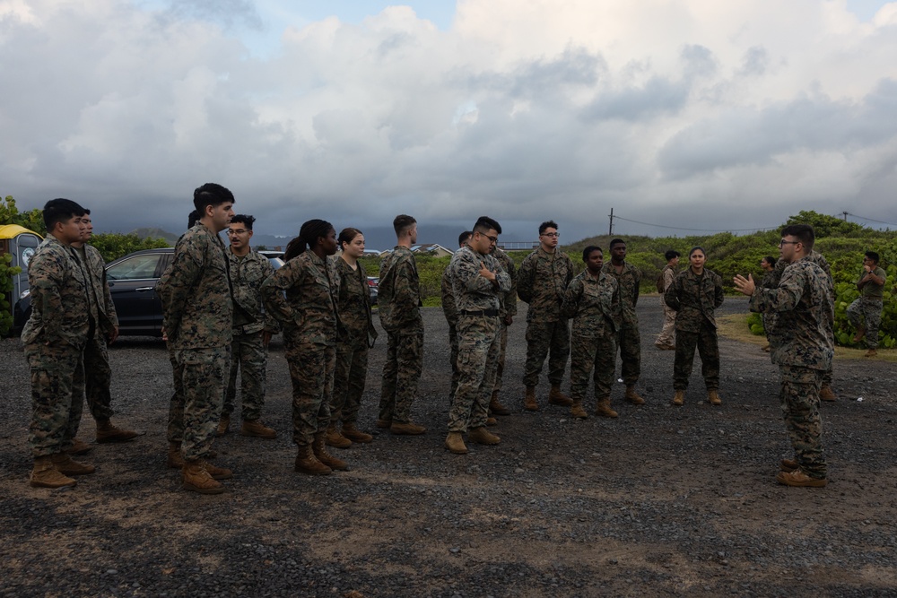 Sustaining Lethality: Headquarters Battalion Marines Conduct Physical Training at MCBH