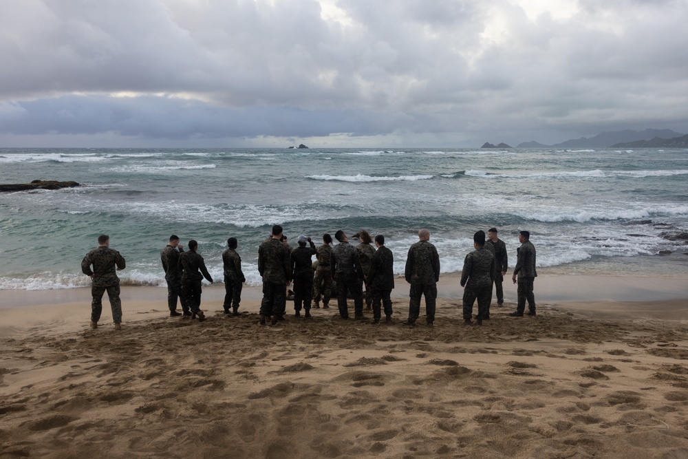 Sustaining Lethality: Headquarters Battalion Marines Conduct Physical Training at MCBH