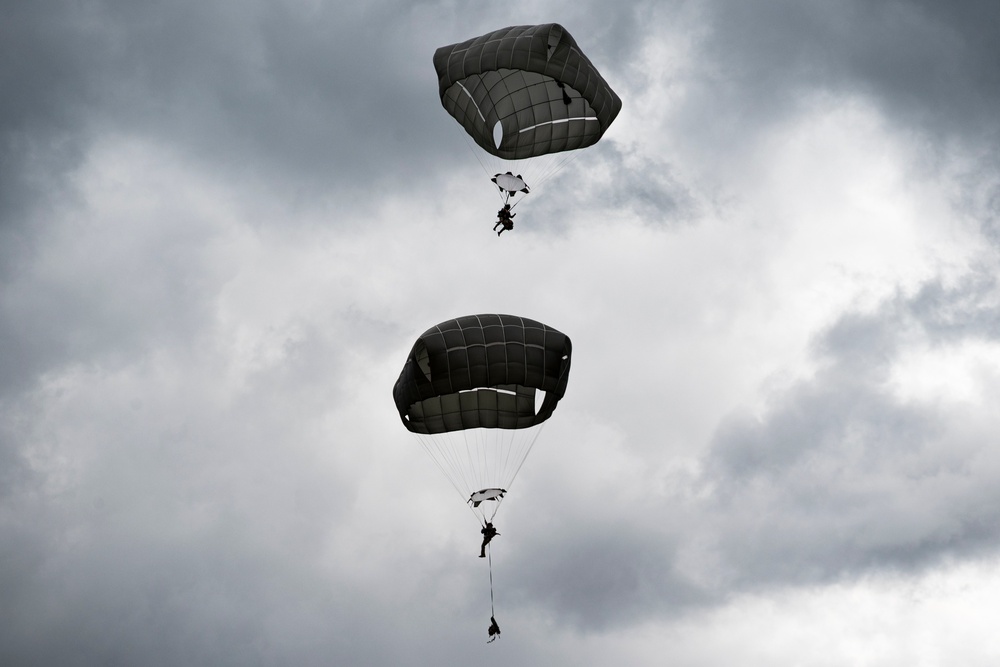 DHA’s Force Health Protection team observe airborne operations during DEFENDER 2025 in Lithuania