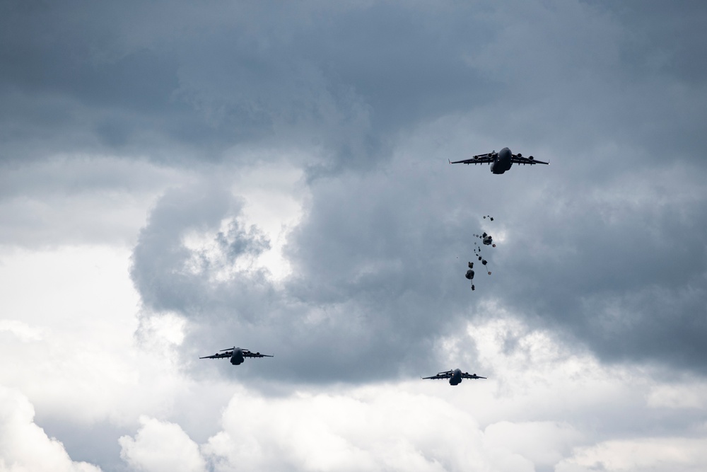 DHA’s Force Health Protection team observe airborne operations during DEFENDER 2025 in Lithuania