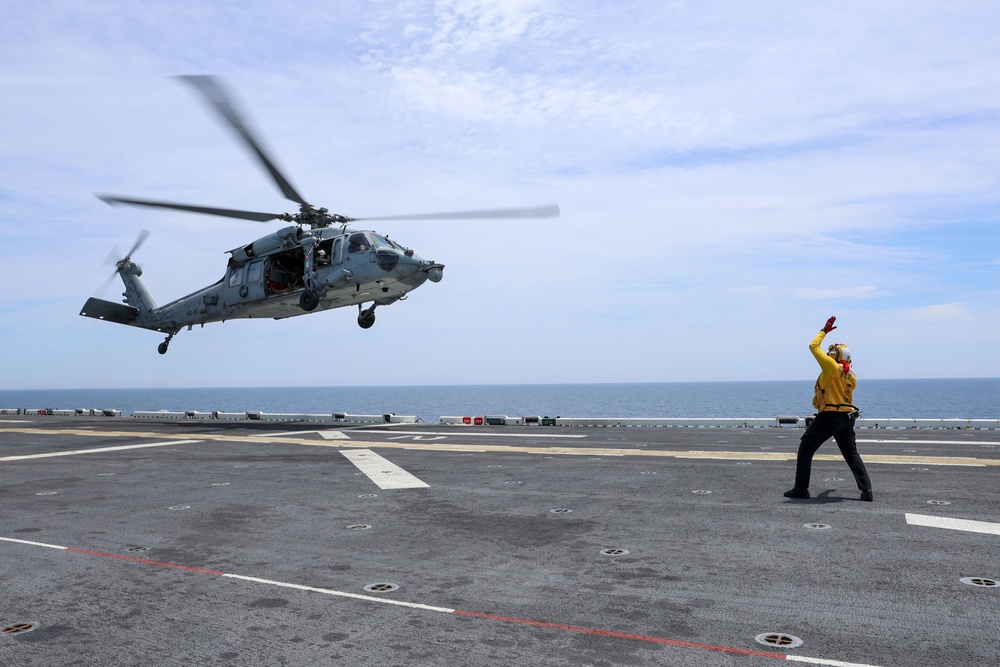 USS Iwo Jima Flight Operations