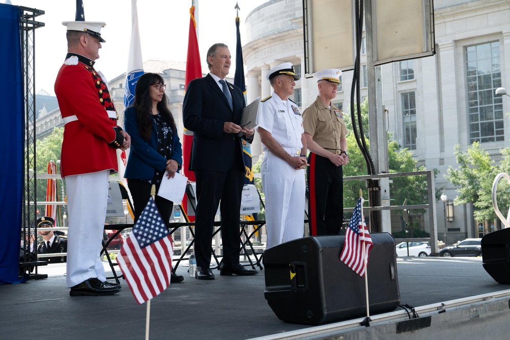USPS 250th Military Stamps First Day of Issuance Ceremony