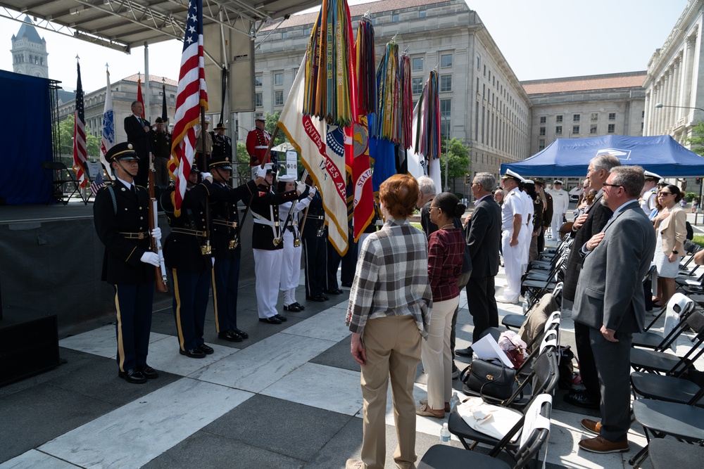 USPS 250th Military Stamps First Day of Issuance Ceremony