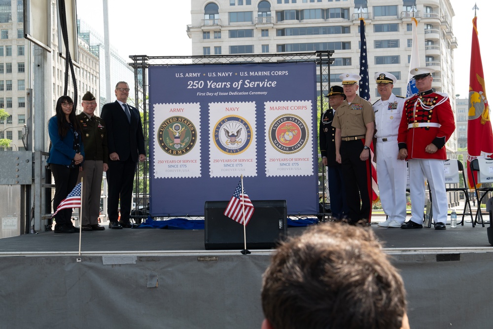 USPS 250th Military Stamps First Day of Issuance Ceremony