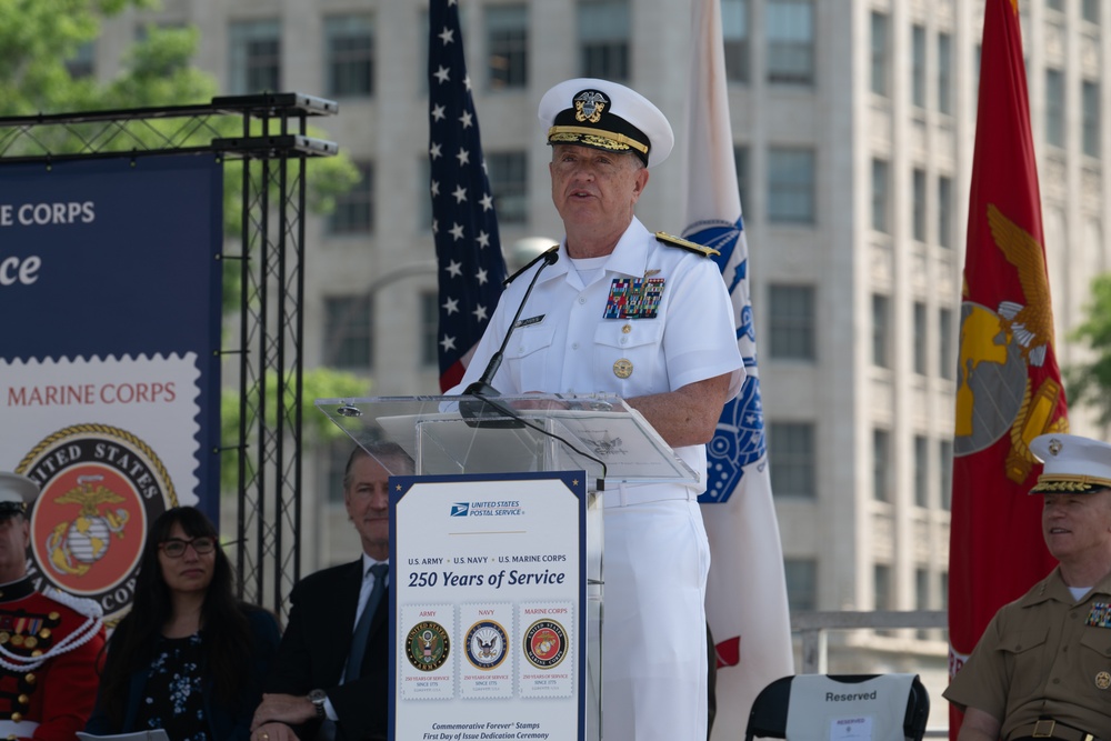 USPS 250th Military Stamps First Day of Issuance Ceremony