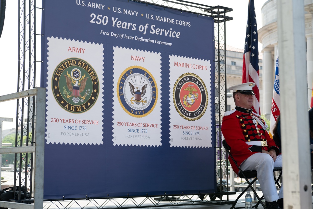 USPS 250th Military Stamps First Day of Issuance Ceremony