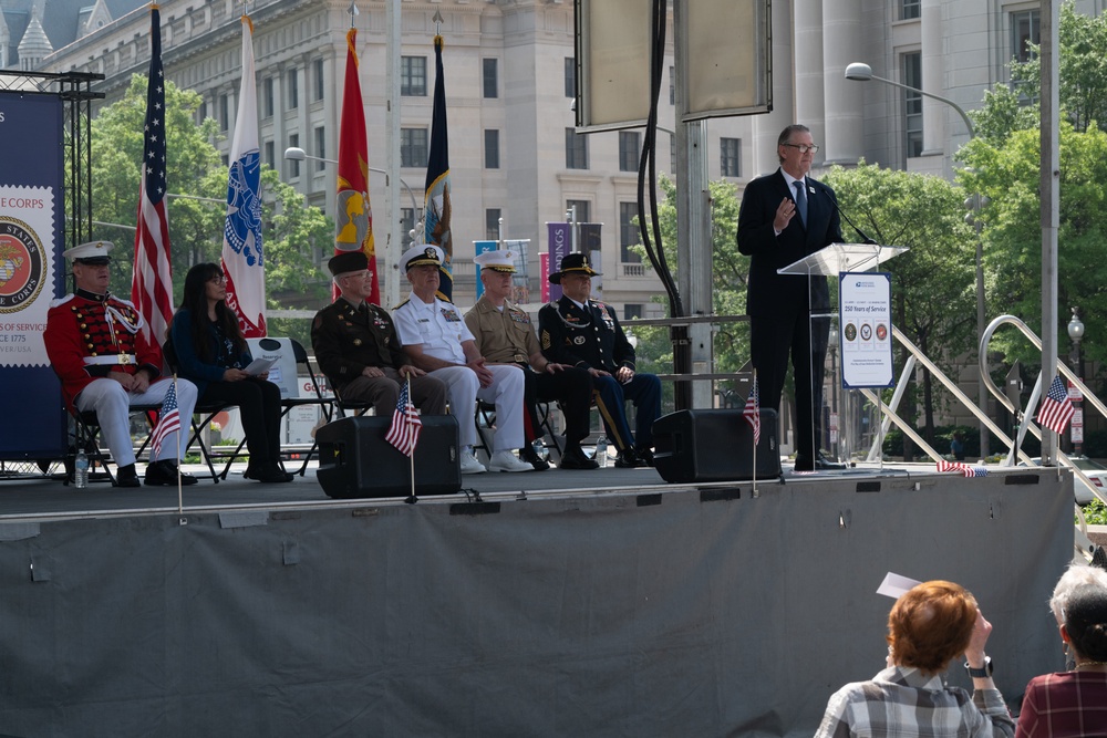 USPS 250th Military Stamps First Day of Issuance Ceremony