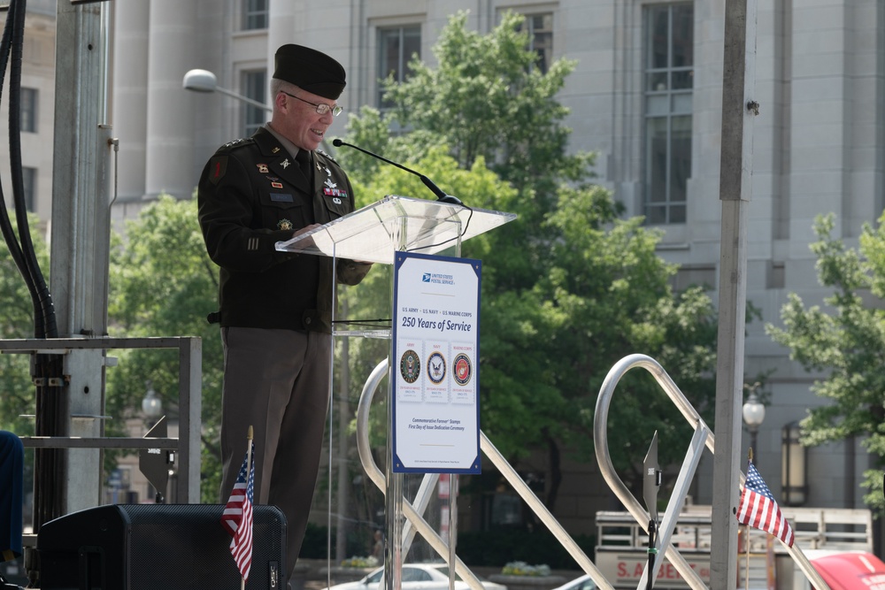 USPS 250th Military Stamps First Day of Issuance Ceremony