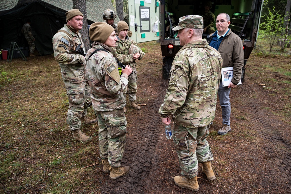DHA’s Force Health Protection team visits Role 2 during DEFENDER 2025 in Lithuania