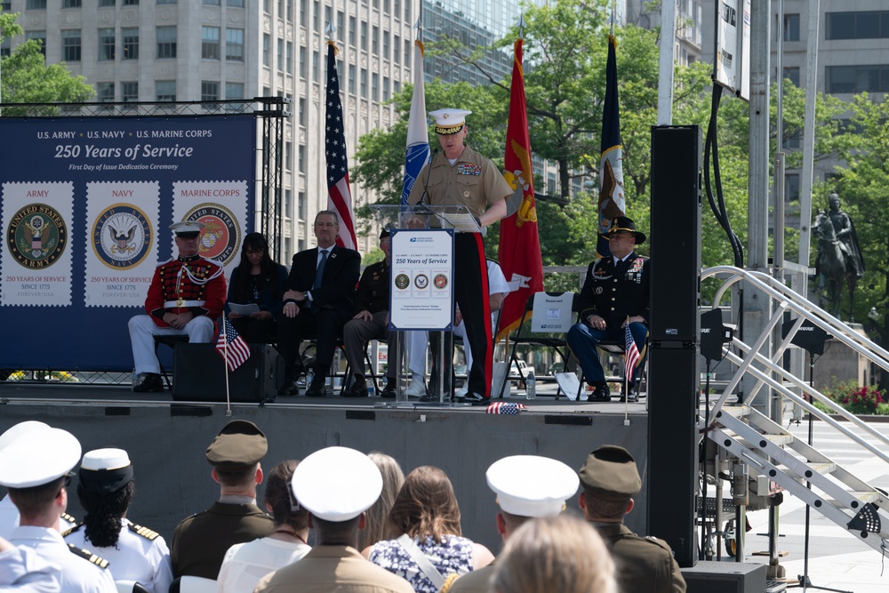 USPS 250th Military Stamps First Day of Issuance Ceremony