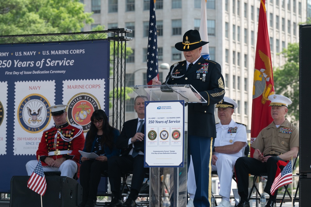 USPS 250th Military Stamps First Day of Issuance Ceremony