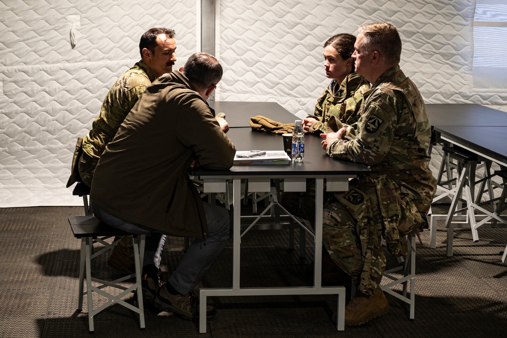 DHA’s Force Health Protection team visits Role 2 during DEFENDER 2025 in Lithuania