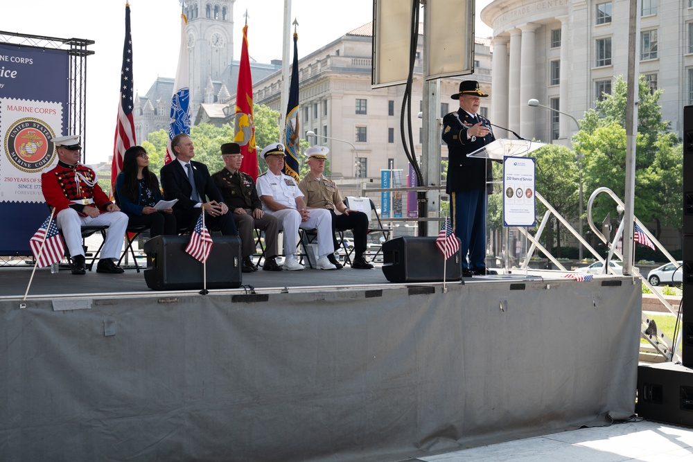 USPS 250th Military Stamps First Day of Issuance Ceremony