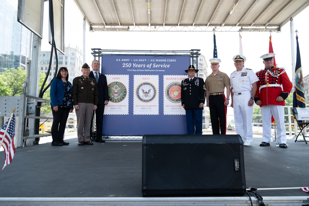 USPS 250th Military Stamps First Day of Issuance Ceremony