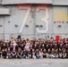 Kinnick High School tours USS George Washington