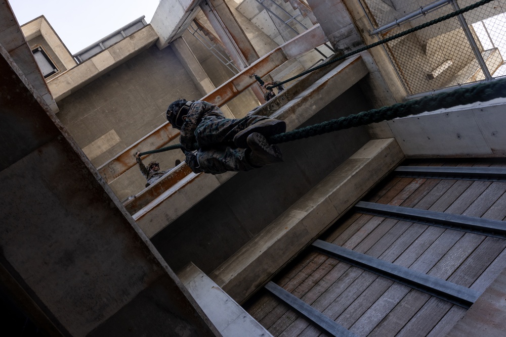 5th ANGLICO | HRST Tower Fast-Rope and Rappel