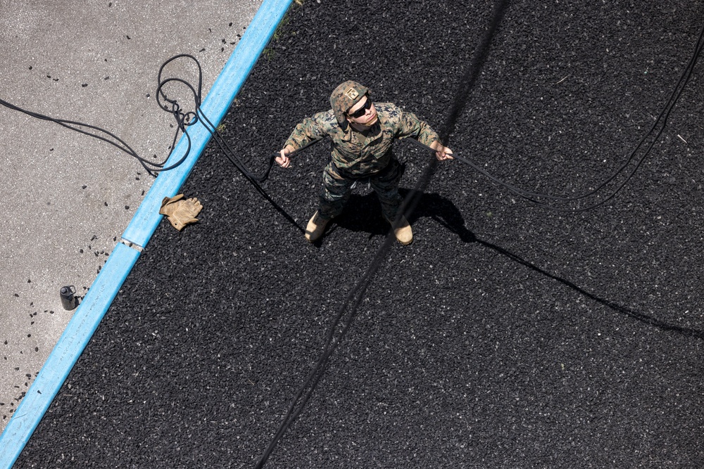 5th ANGLICO | HRST Tower Fast-Rope and Rappel