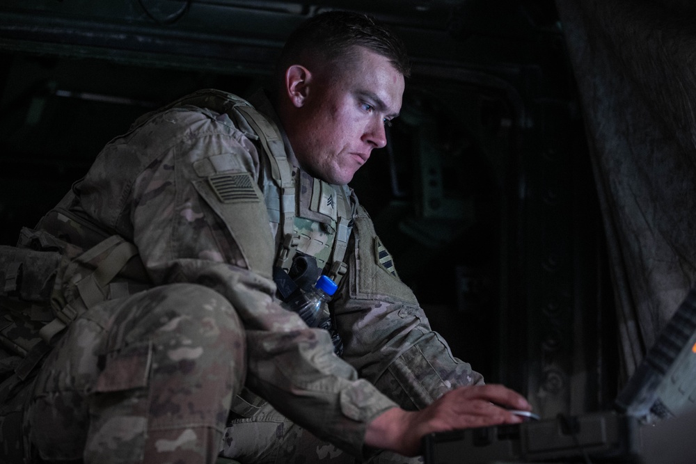 3rd Infantry Division coordinates battalion field operations during exercise Combined Resolve 25-2