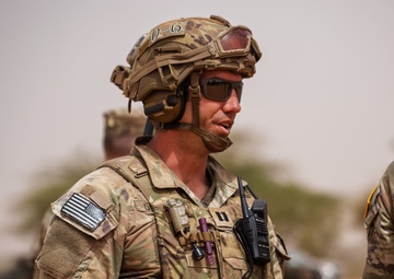US paratrooper leads from the front at African Lion 2025 final demo in Senegal