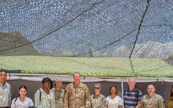 Chaplains visit a field hospital in Morocco at African Lion 2025