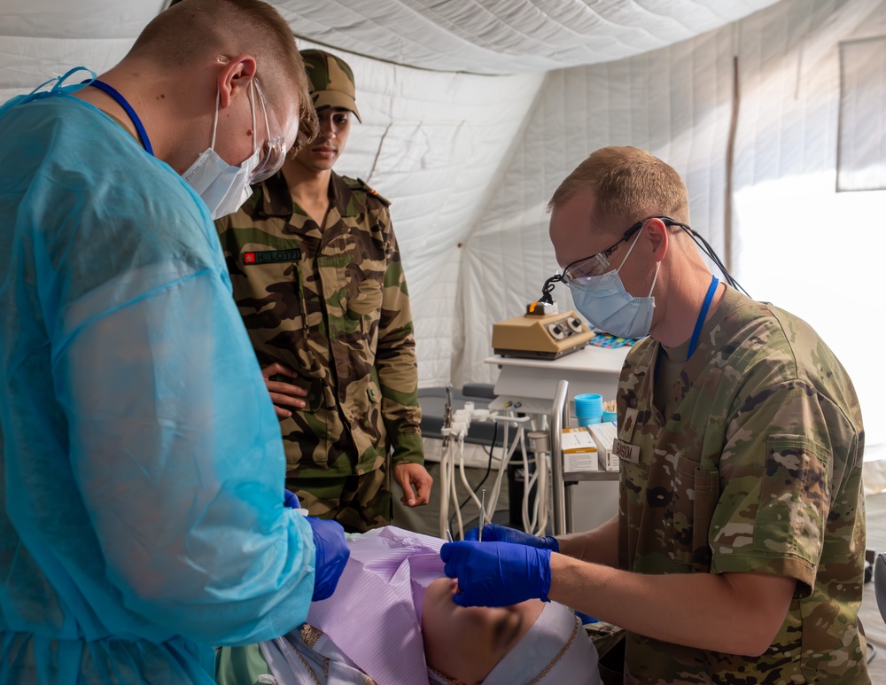 Utah Air National Guard delivers essential dental care at African Lion 2025