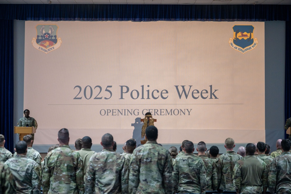 386th AEW Police Week 2025: Opening Ceremony